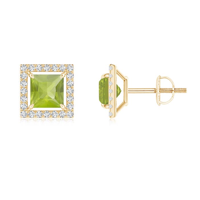 AA - Peridot / 1.59 CT / 14 KT Yellow Gold