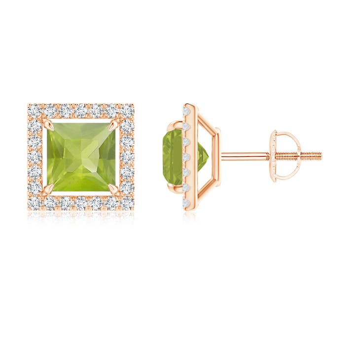 AA - Peridot / 2.58 CT / 14 KT Rose Gold