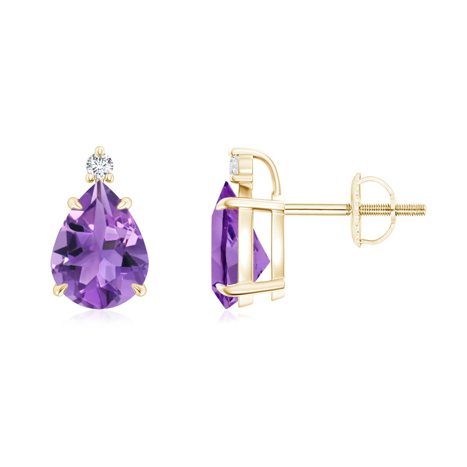 AA - Amethyst / 2.04 CT / 14 KT Yellow Gold