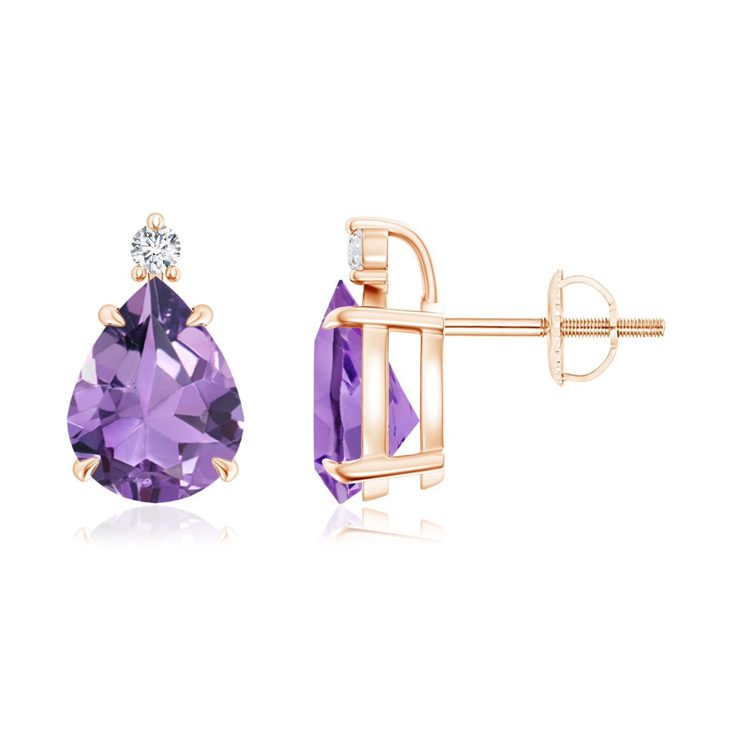 A - Amethyst / 3.07 CT / 14 KT Rose Gold