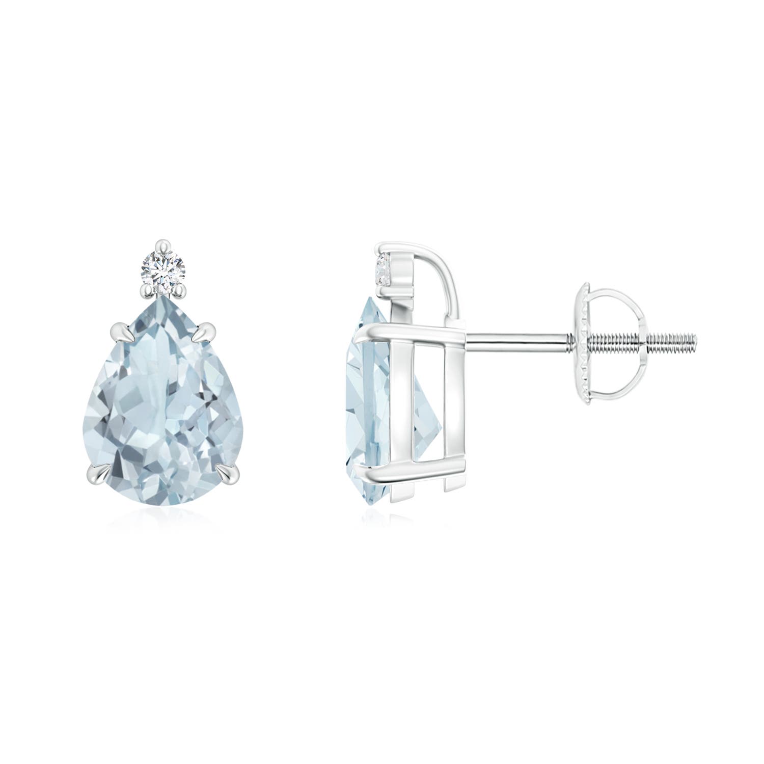 A - Aquamarine / 1.74 CT / 14 KT White Gold