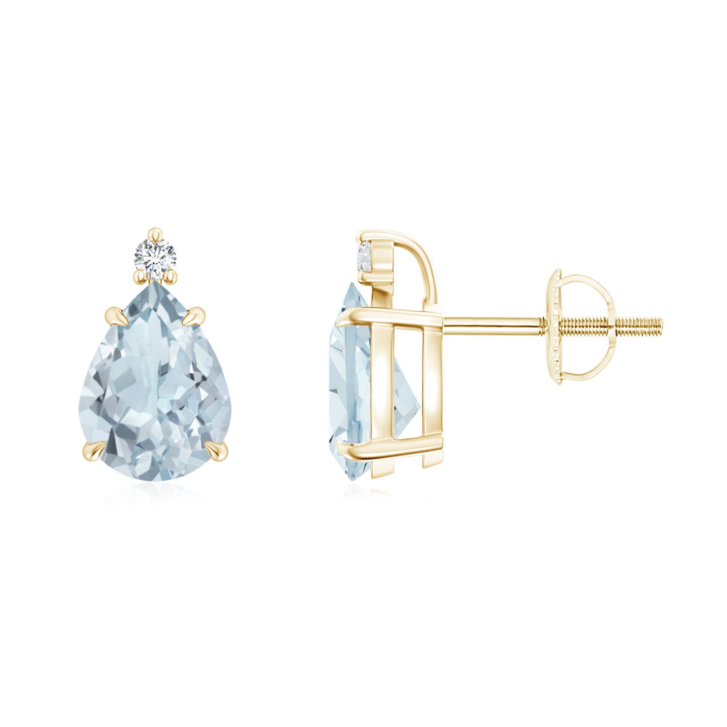 A - Aquamarine / 1.74 CT / 14 KT Yellow Gold