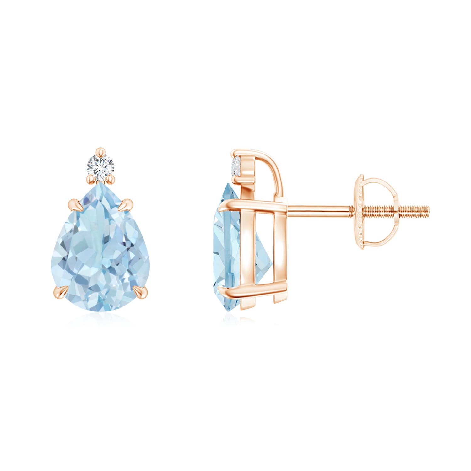 AA - Aquamarine / 1.74 CT / 14 KT Rose Gold