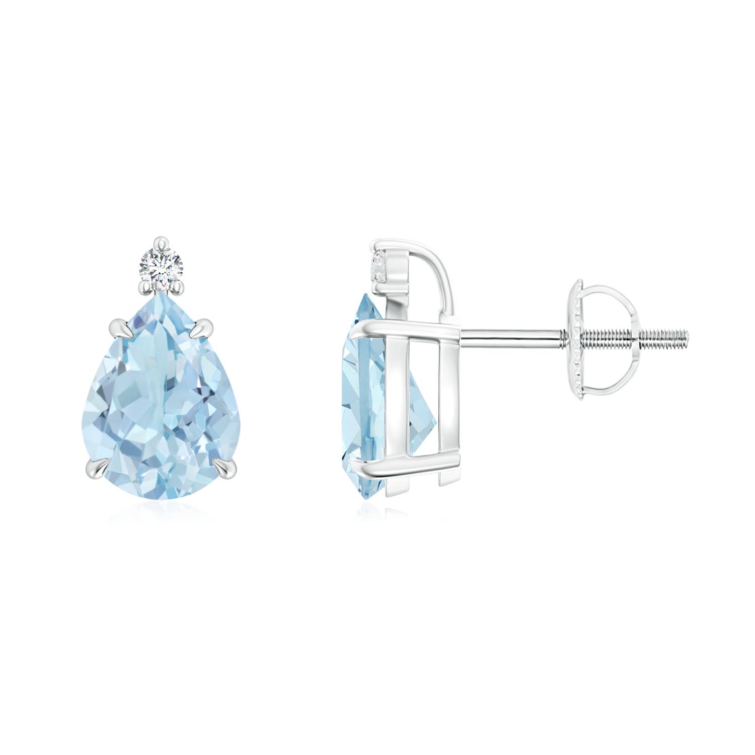 AA - Aquamarine / 1.74 CT / 14 KT White Gold