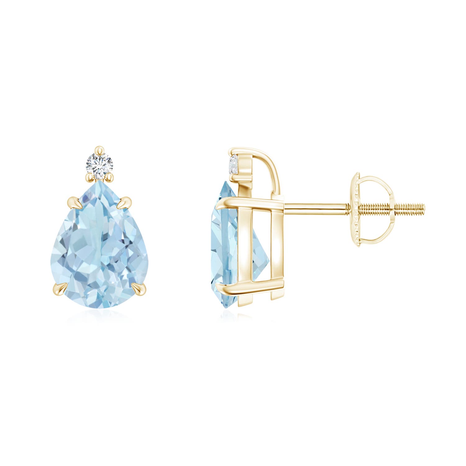 AA - Aquamarine / 1.74 CT / 14 KT Yellow Gold