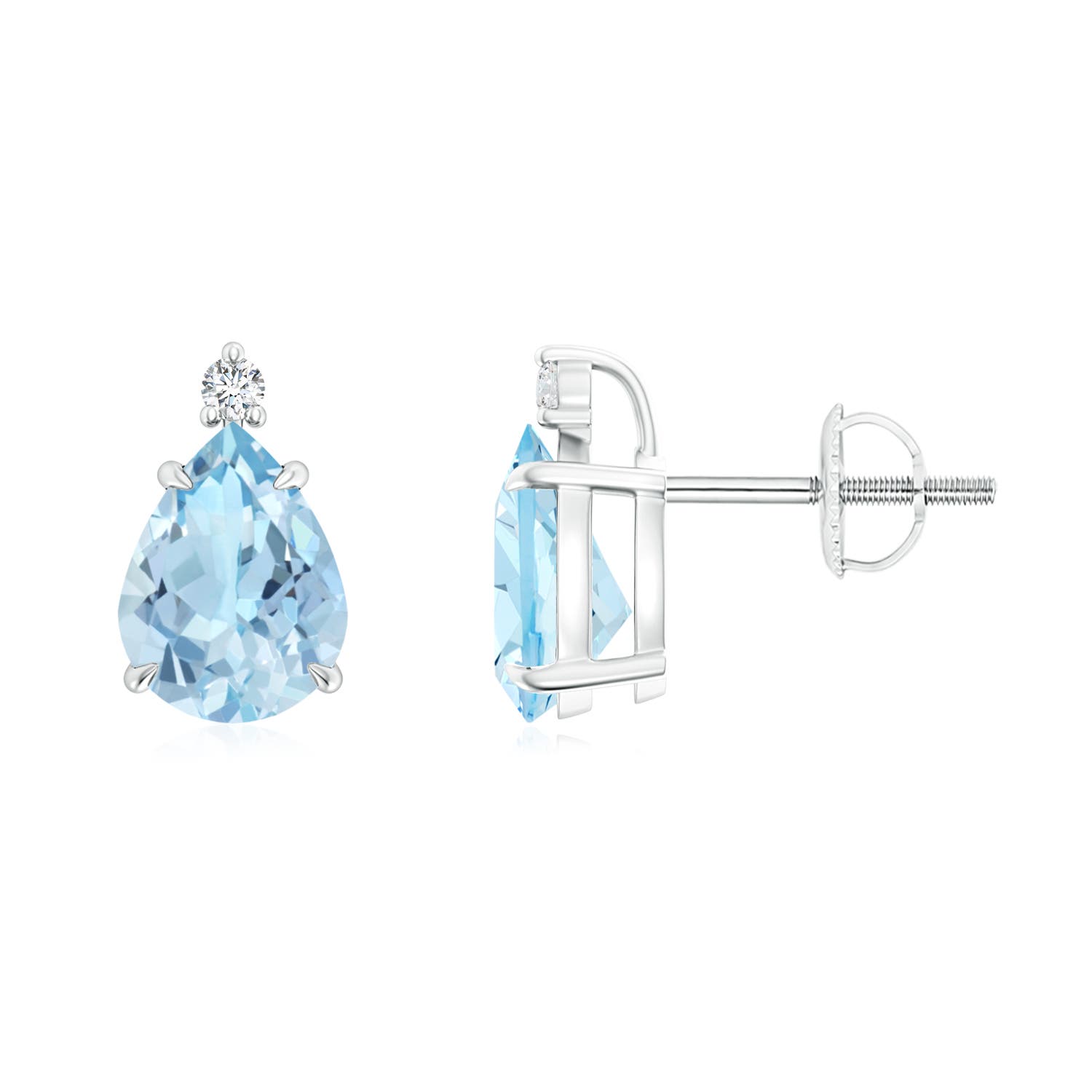 AAA - Aquamarine / 1.74 CT / 14 KT White Gold