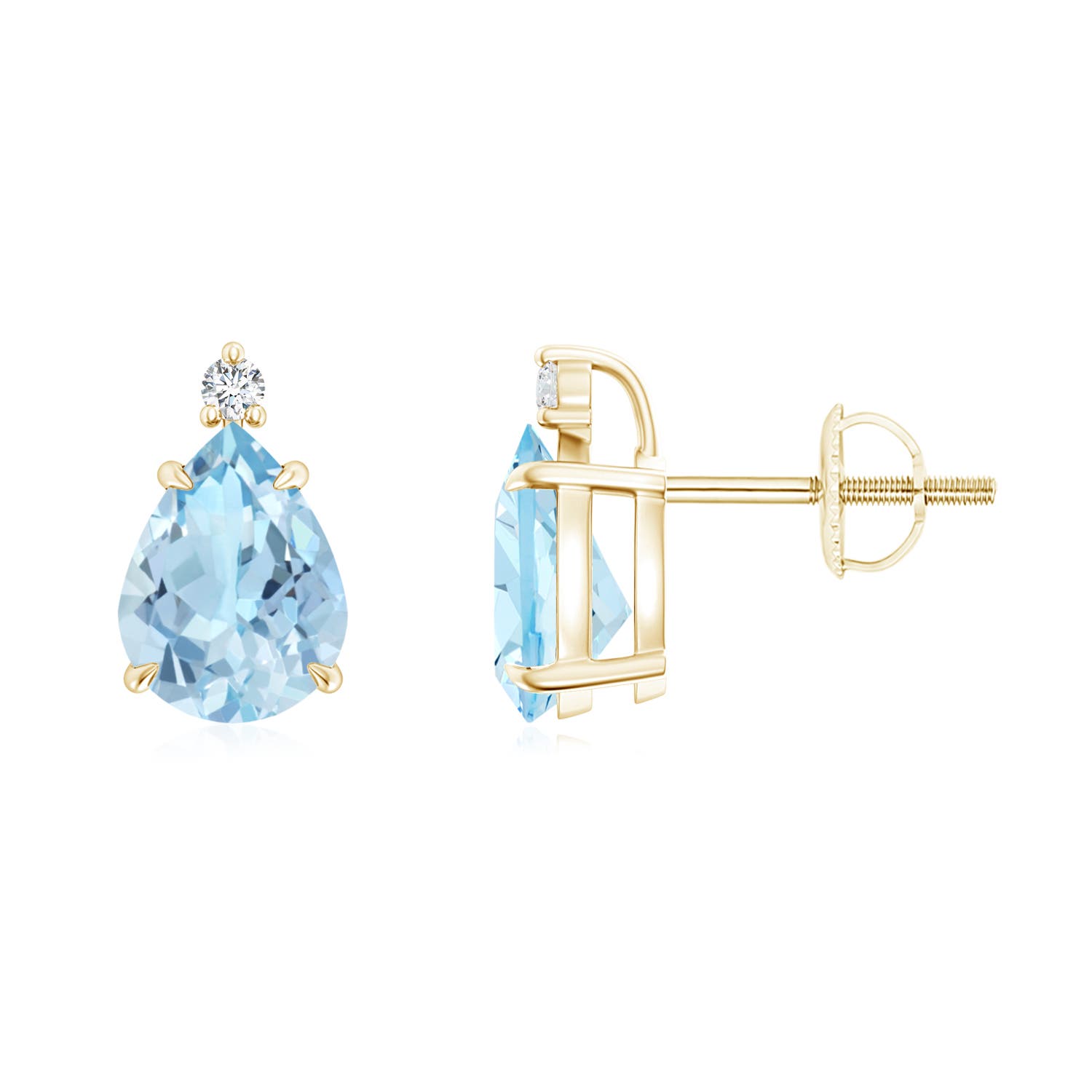 AAA - Aquamarine / 1.74 CT / 14 KT Yellow Gold