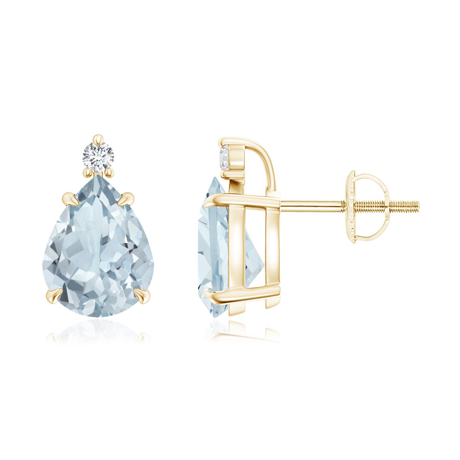 A - Aquamarine / 2.57 CT / 14 KT Yellow Gold