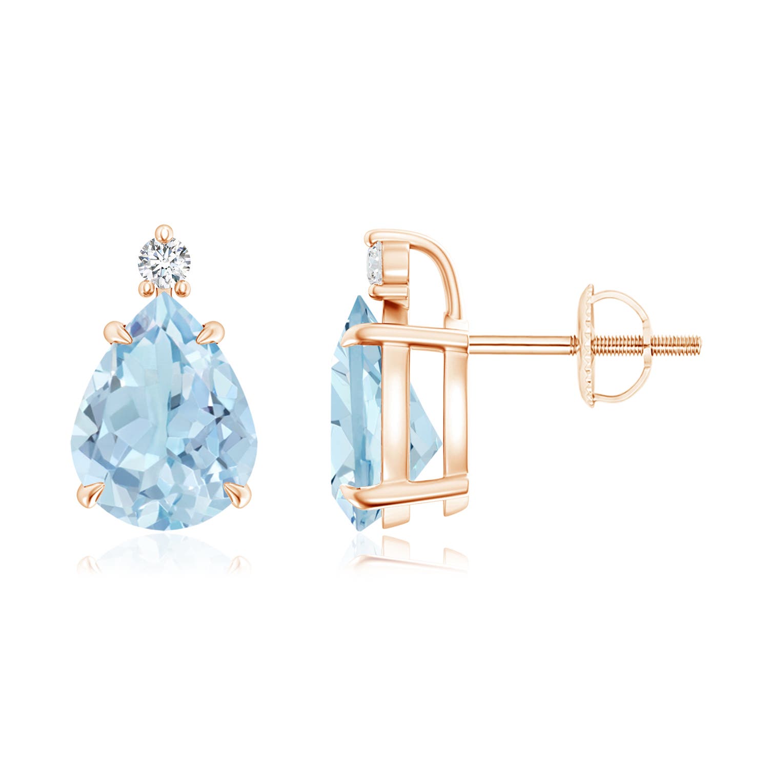 AA - Aquamarine / 2.57 CT / 14 KT Rose Gold