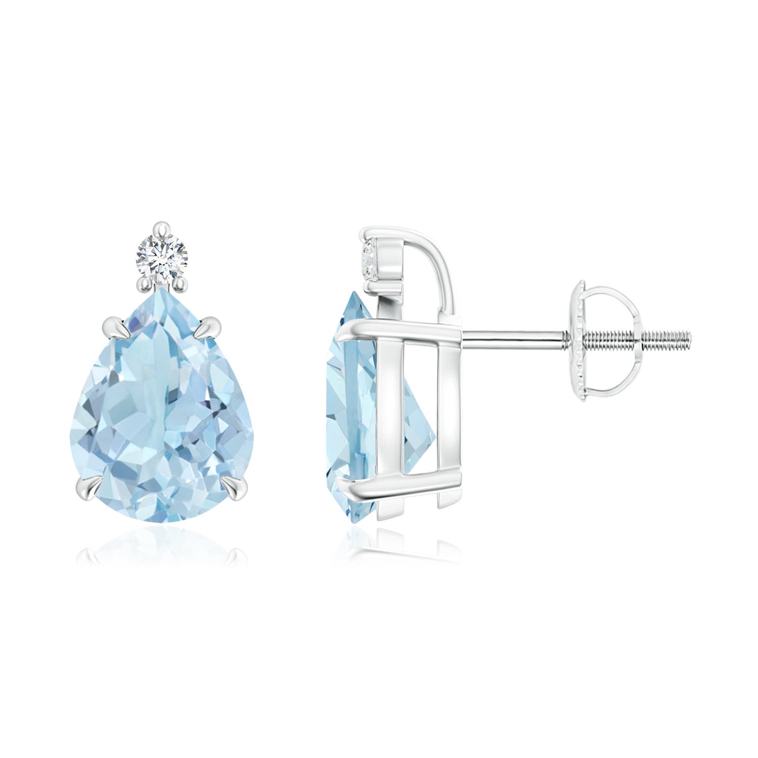 AA - Aquamarine / 2.57 CT / 14 KT White Gold