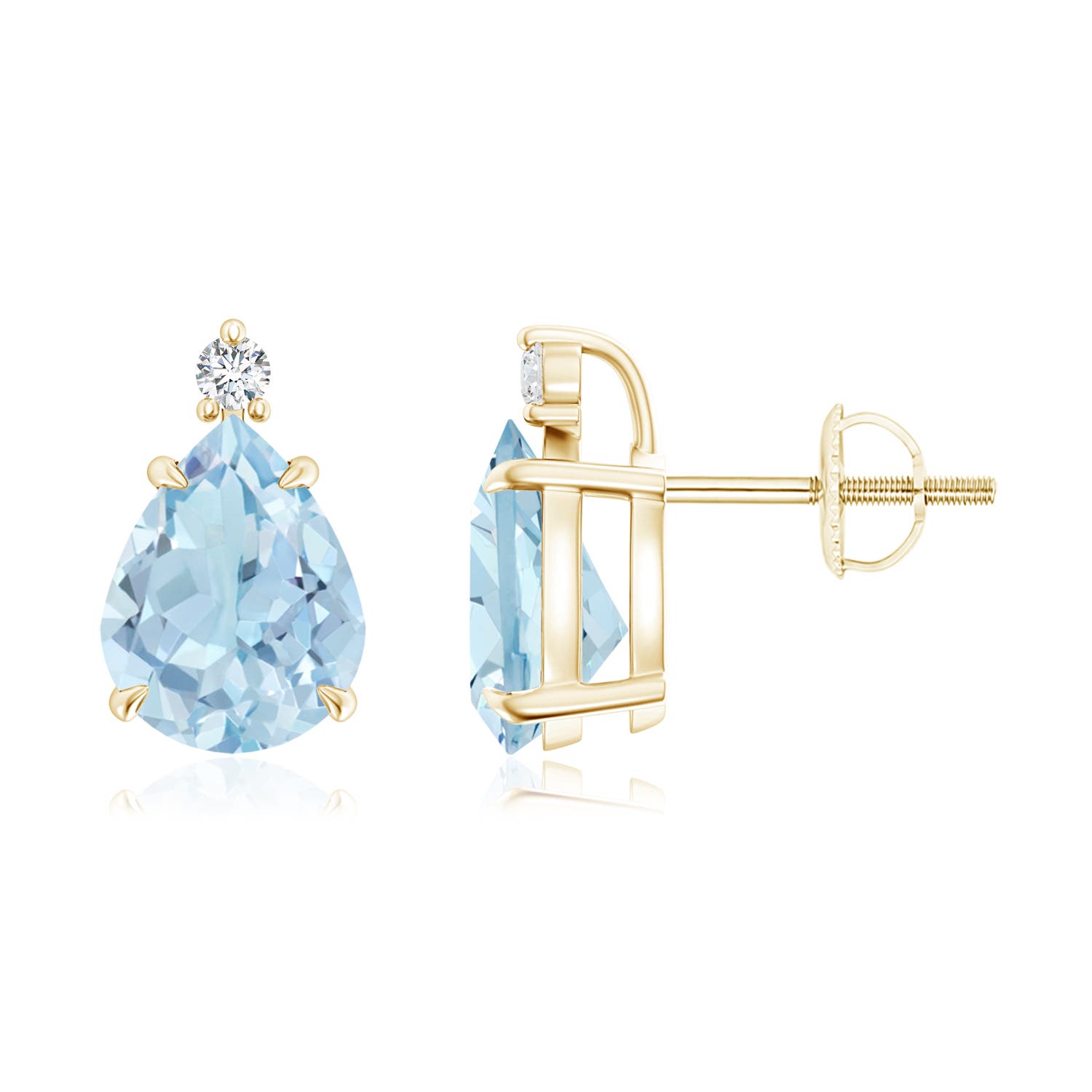 AA - Aquamarine / 2.57 CT / 14 KT Yellow Gold