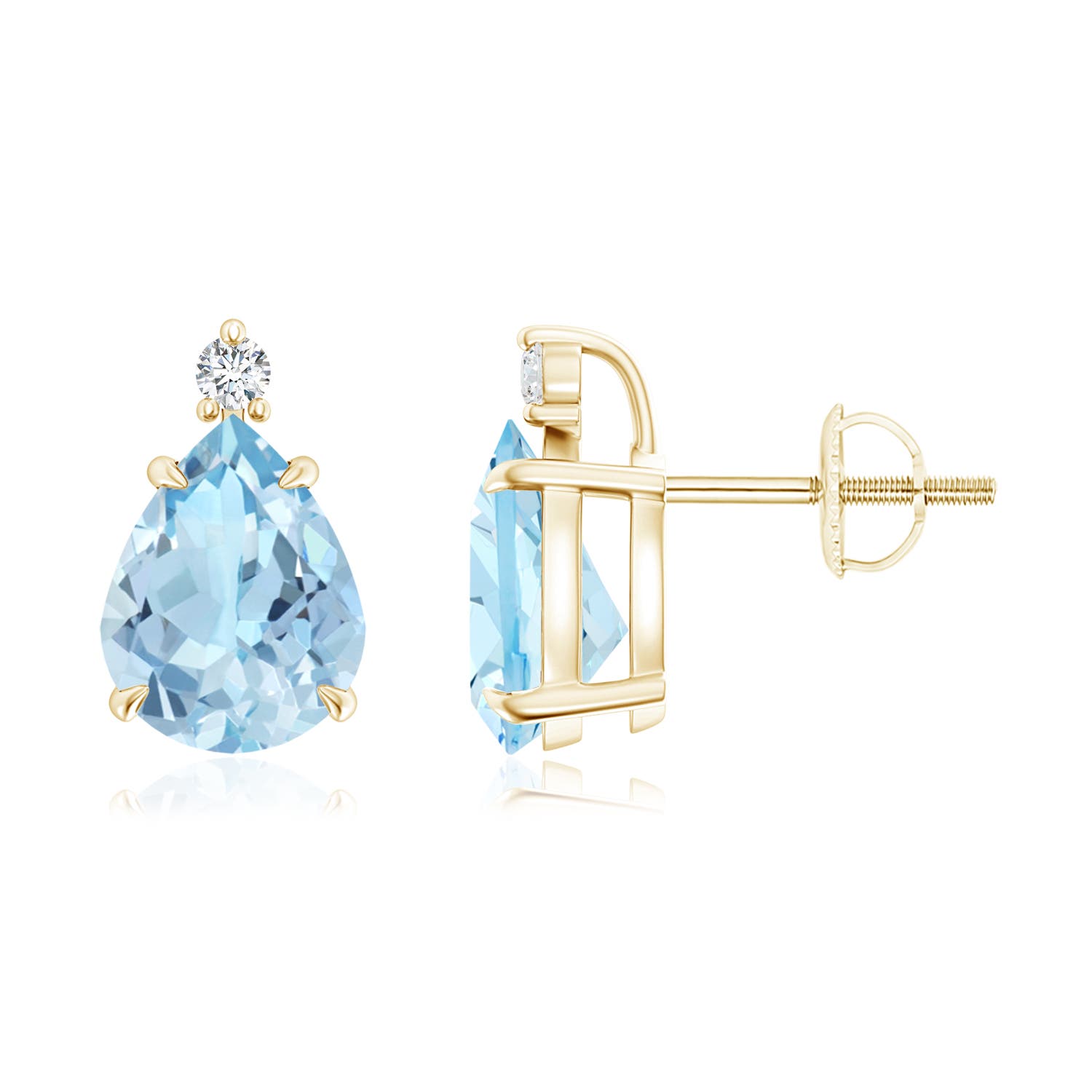 AAA - Aquamarine / 2.57 CT / 14 KT Yellow Gold