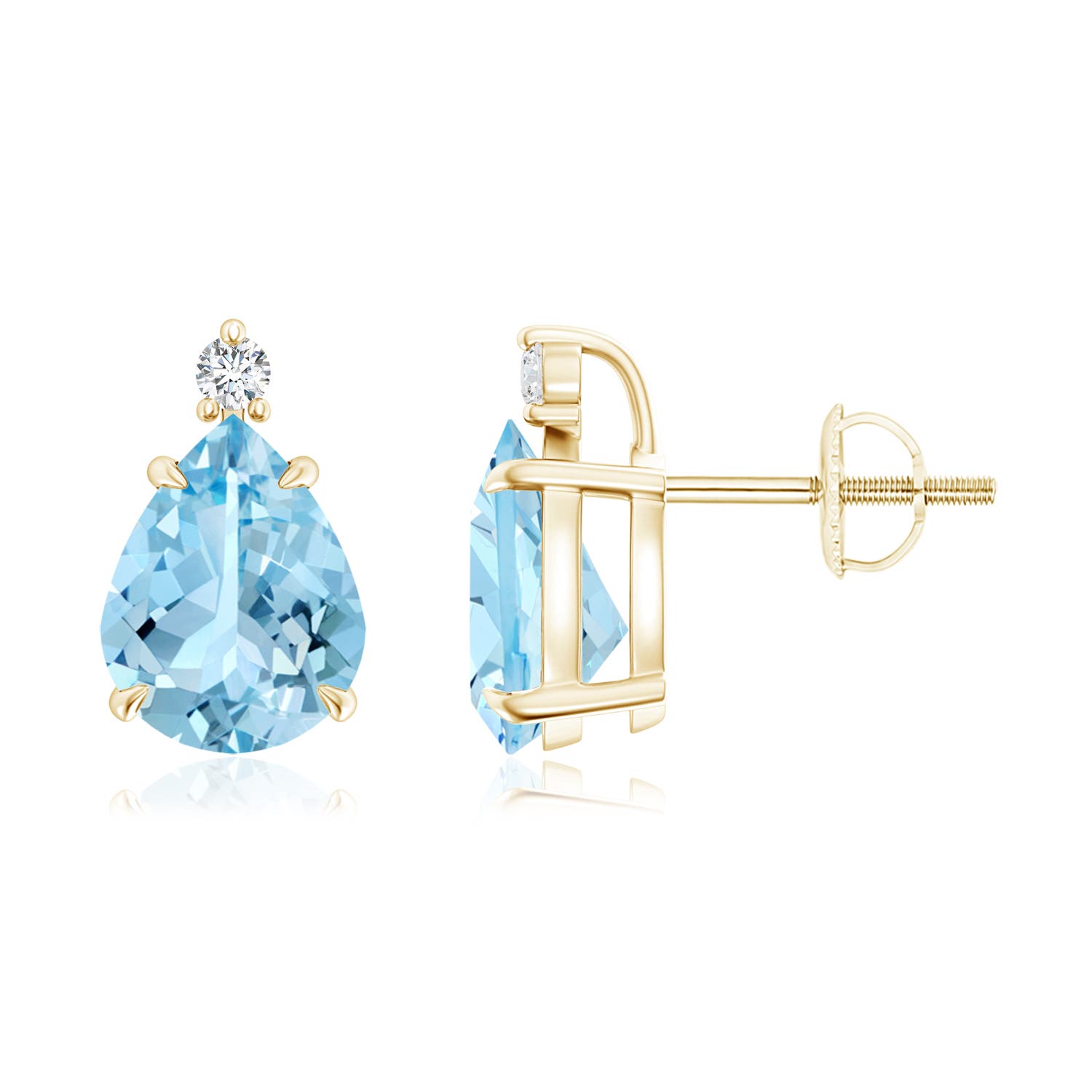 AAAA - Aquamarine / 2.57 CT / 14 KT Yellow Gold