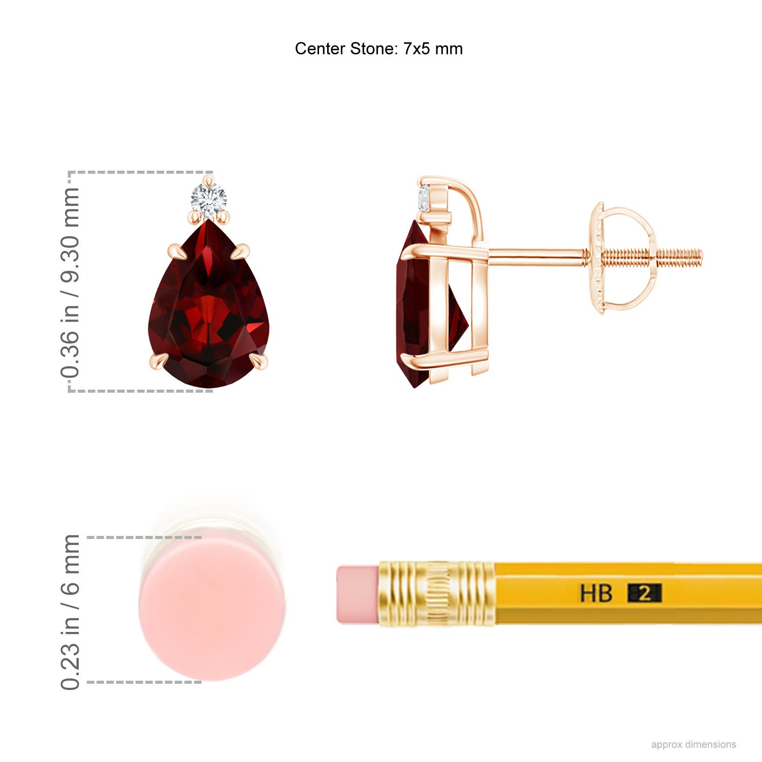 AAA - Garnet / 1.73 CT / 14 KT Rose Gold