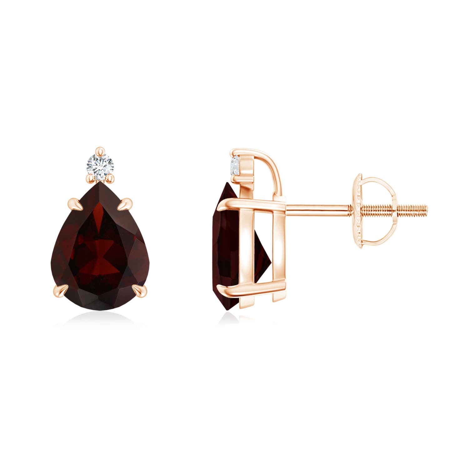 A - Garnet / 2.64 CT / 14 KT Rose Gold