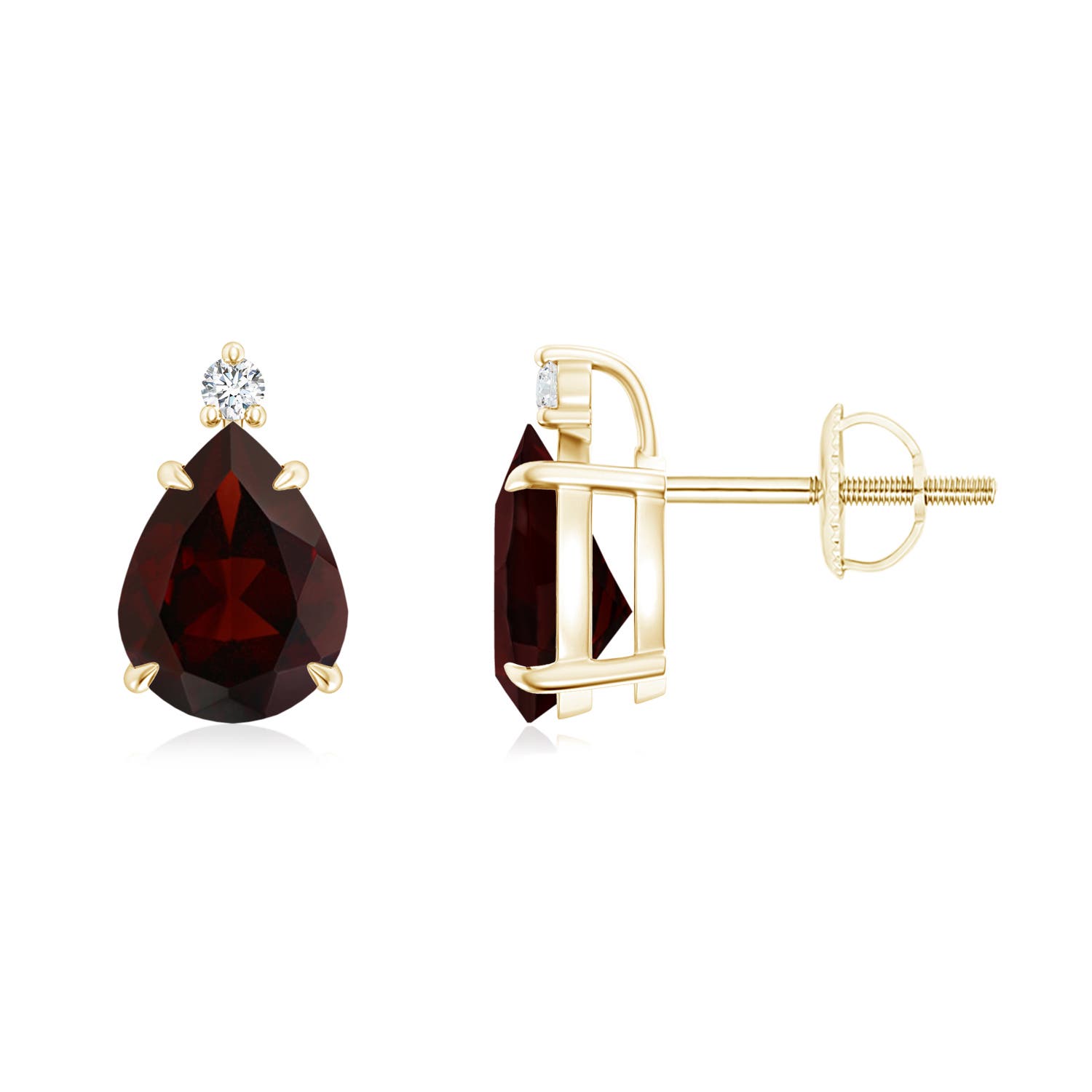 A - Garnet / 2.64 CT / 14 KT Yellow Gold