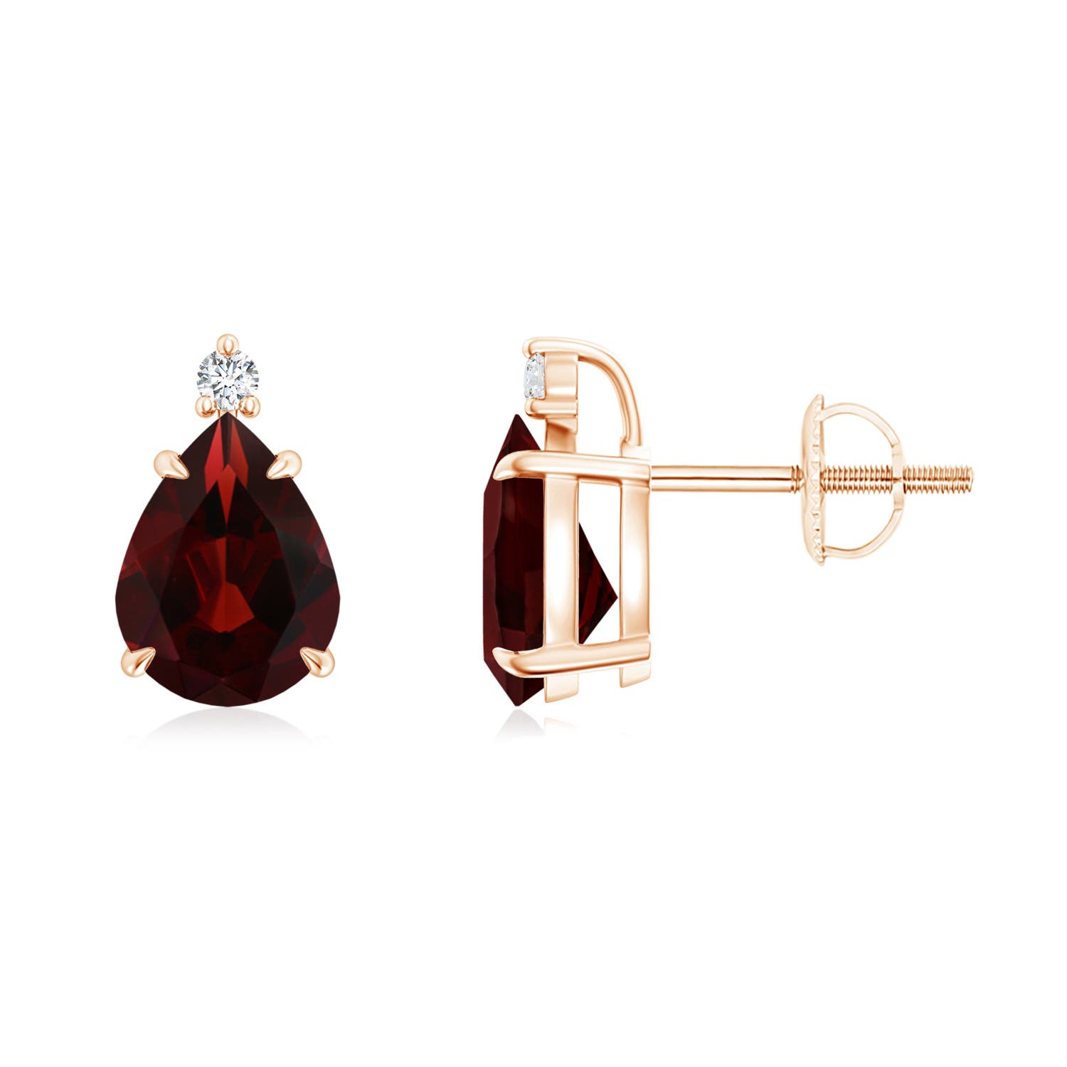 AA - Garnet / 2.64 CT / 14 KT Rose Gold