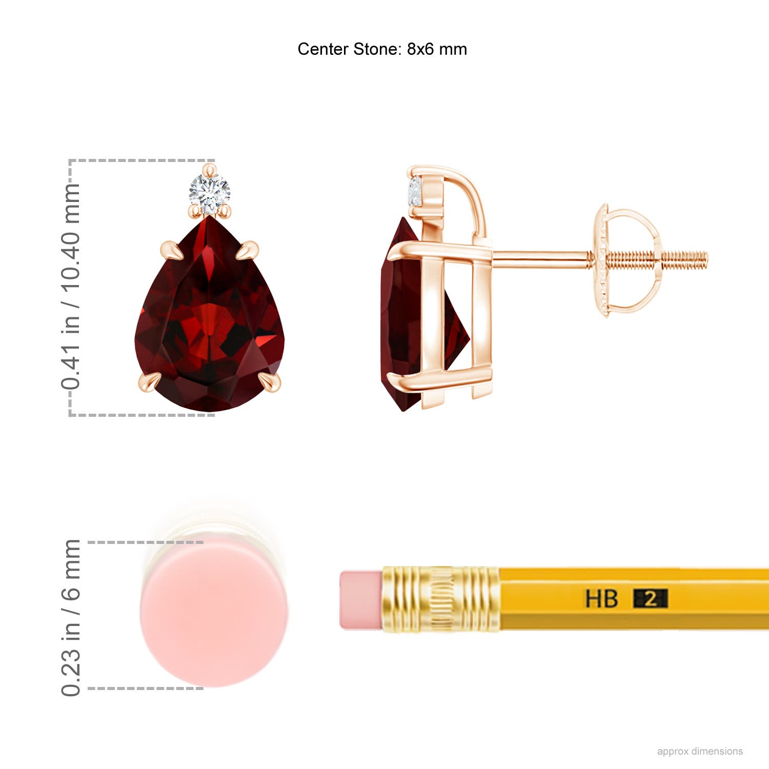 AAA - Garnet / 2.64 CT / 14 KT Rose Gold