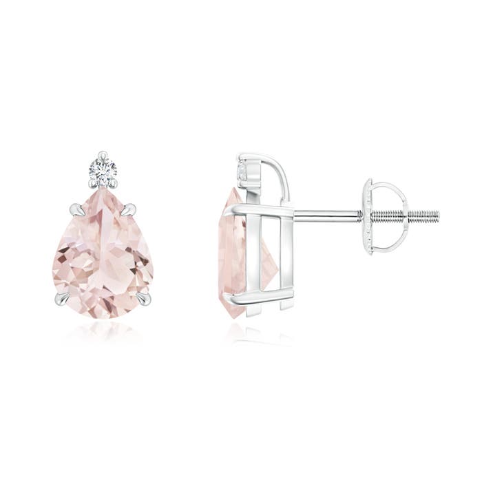 A - Morganite / 1.94 CT / 14 KT White Gold