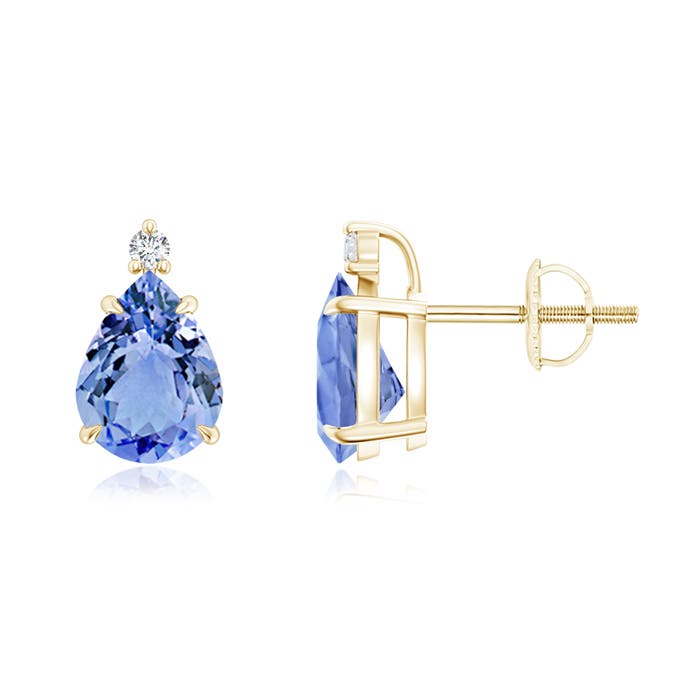 A - Tanzanite / 2.24 CT / 14 KT Yellow Gold