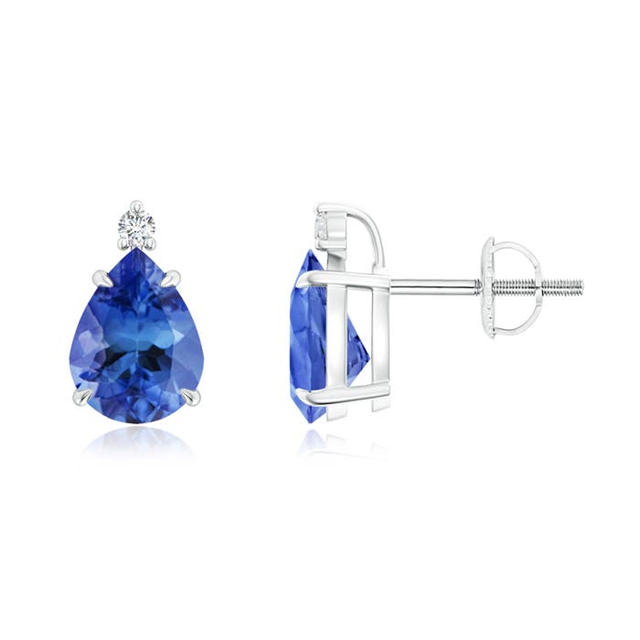 AA - Tanzanite / 2.24 CT / 14 KT White Gold