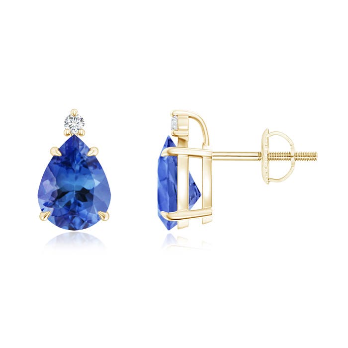 AA - Tanzanite / 2.24 CT / 14 KT Yellow Gold