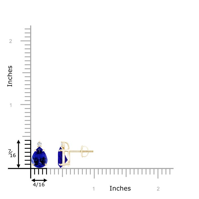 AAAA - Tanzanite / 2.24 CT / 14 KT Yellow Gold