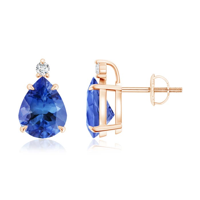 AA - Tanzanite / 3.37 CT / 14 KT Rose Gold