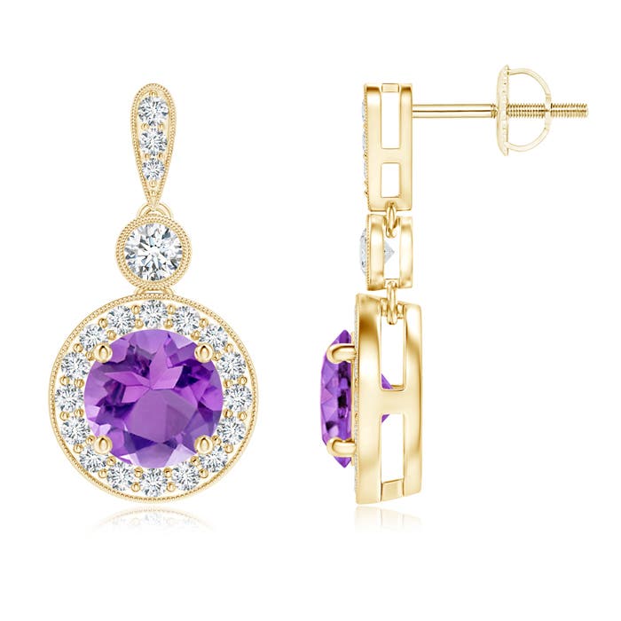 AA - Amethyst / 2.04 CT / 14 KT Yellow Gold