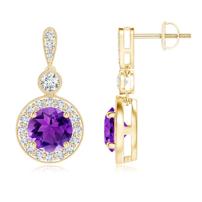 AAA - Amethyst / 2.04 CT / 14 KT Yellow Gold