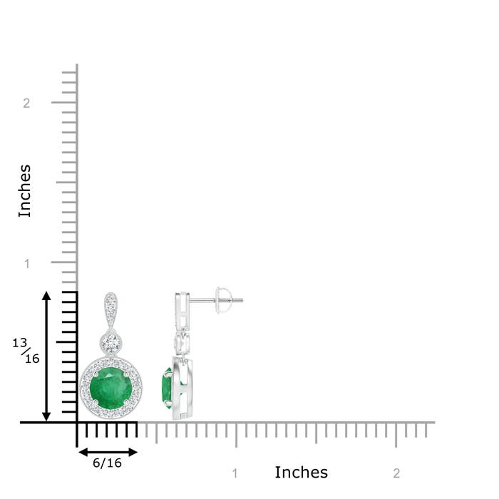 A - Emerald / 1.94 CT / 14 KT White Gold