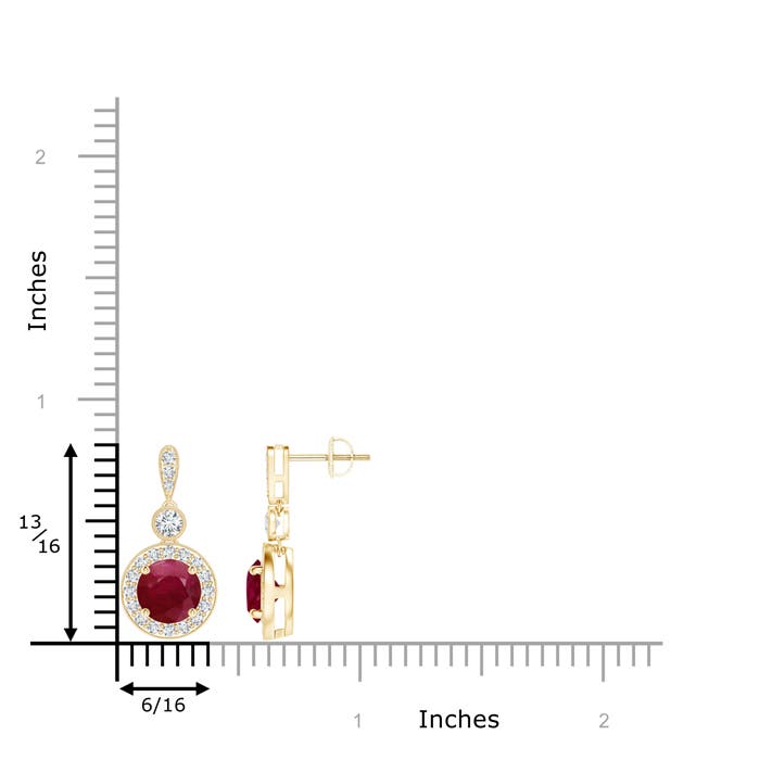 A - Ruby / 2.44 CT / 14 KT Yellow Gold