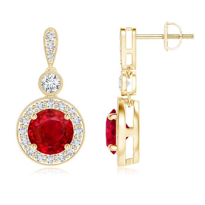 AAA - Ruby / 2.44 CT / 14 KT Yellow Gold