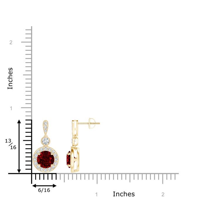 AAAA - Ruby / 2.44 CT / 14 KT Yellow Gold