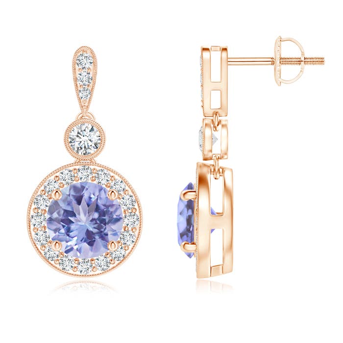 A - Tanzanite / 2.24 CT / 14 KT Rose Gold