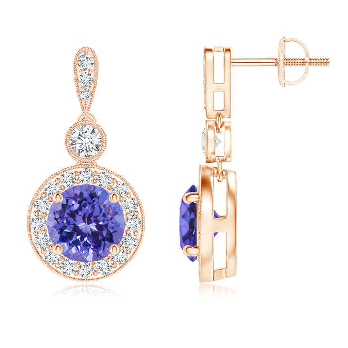 AA - Tanzanite / 2.24 CT / 14 KT Rose Gold