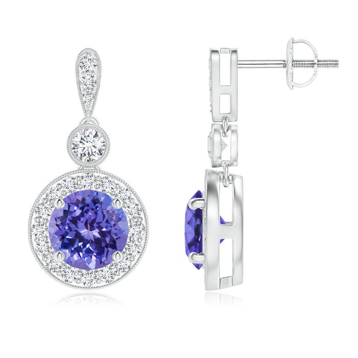 AA - Tanzanite / 2.24 CT / 14 KT White Gold