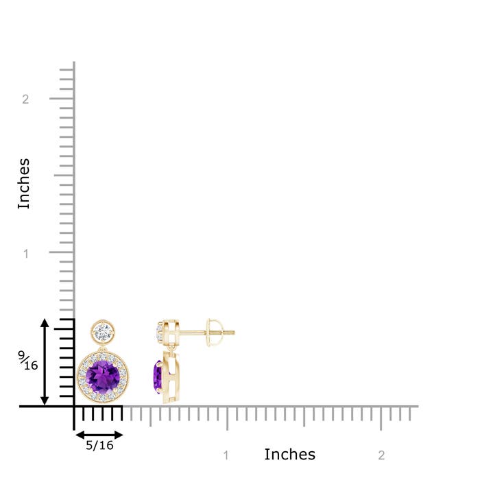 AAA - Amethyst / 1.21 CT / 14 KT Yellow Gold