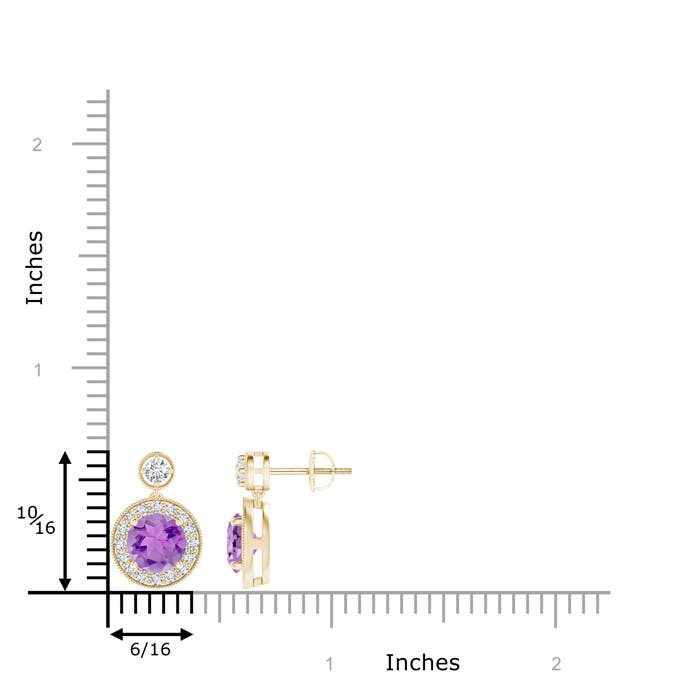 A - Amethyst / 1.99 CT / 14 KT Yellow Gold