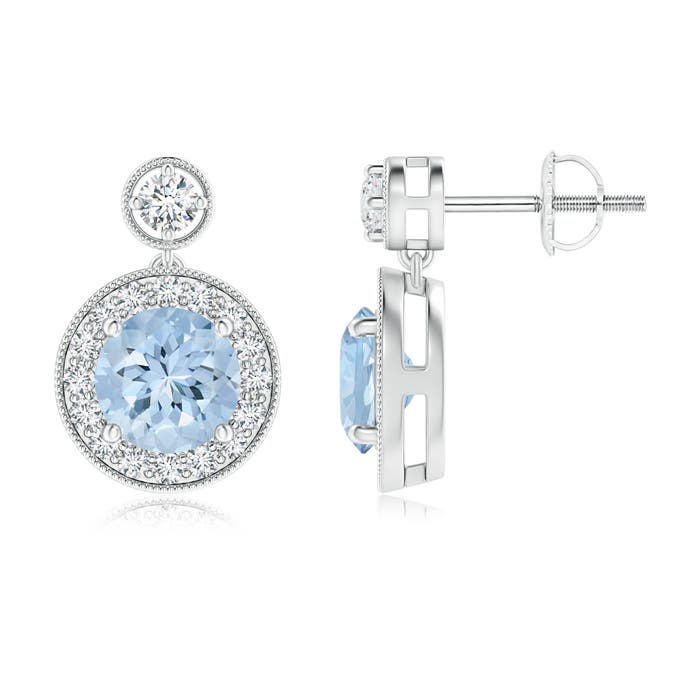 AA - Aquamarine / 1.83 CT / 14 KT White Gold