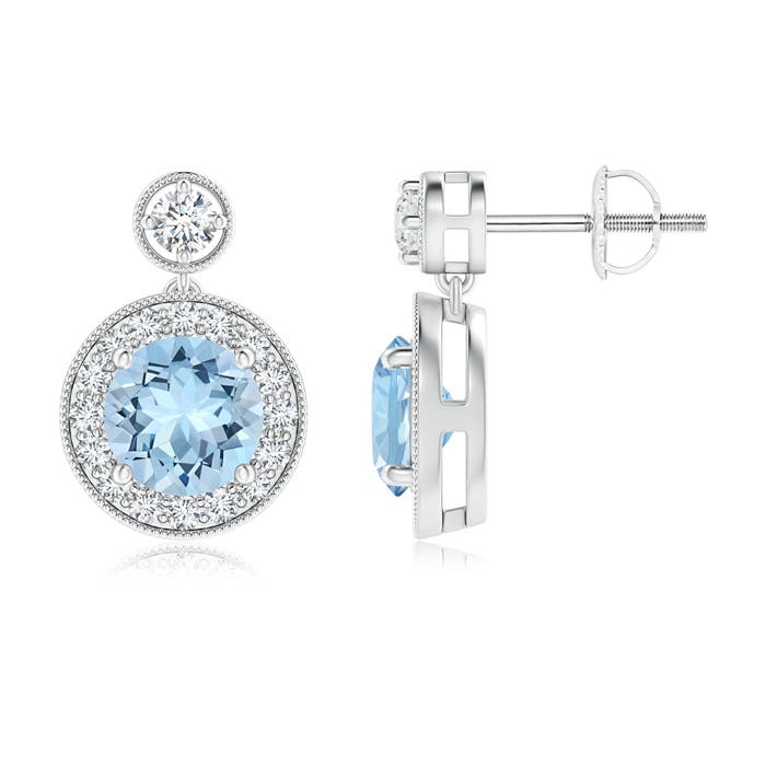 AAA - Aquamarine / 1.83 CT / 14 KT White Gold