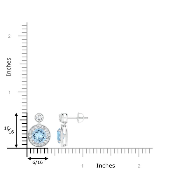 AAA - Aquamarine / 1.83 CT / 14 KT White Gold