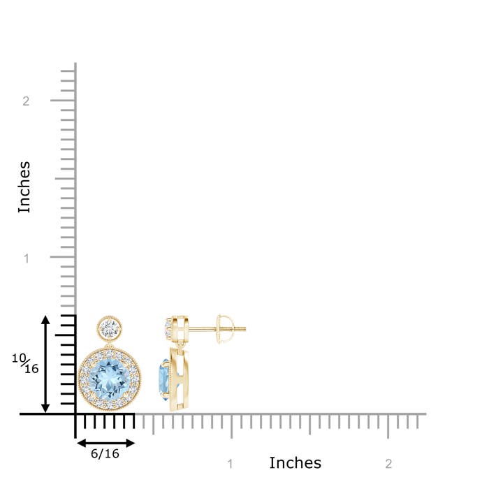 AAA - Aquamarine / 1.83 CT / 14 KT Yellow Gold