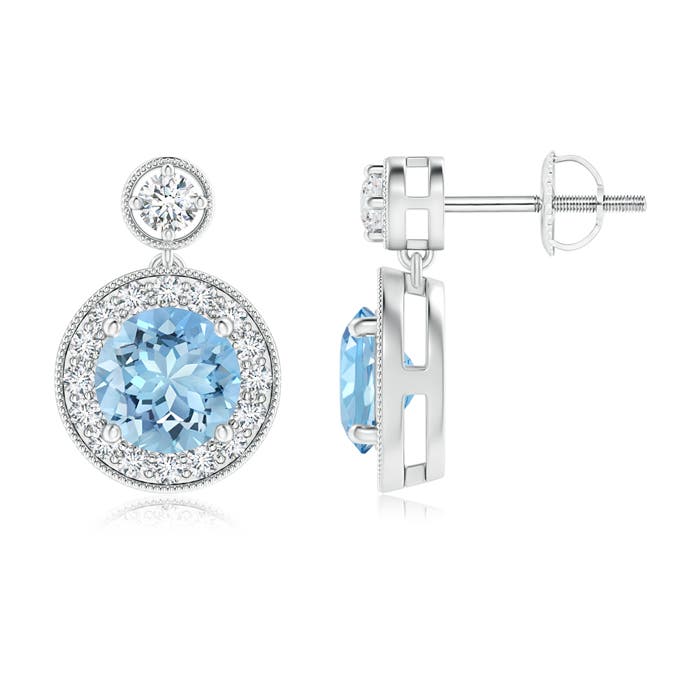 AAAA - Aquamarine / 1.83 CT / 14 KT White Gold