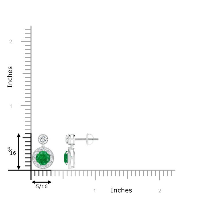 AA - Emerald / 1.21 CT / 14 KT White Gold