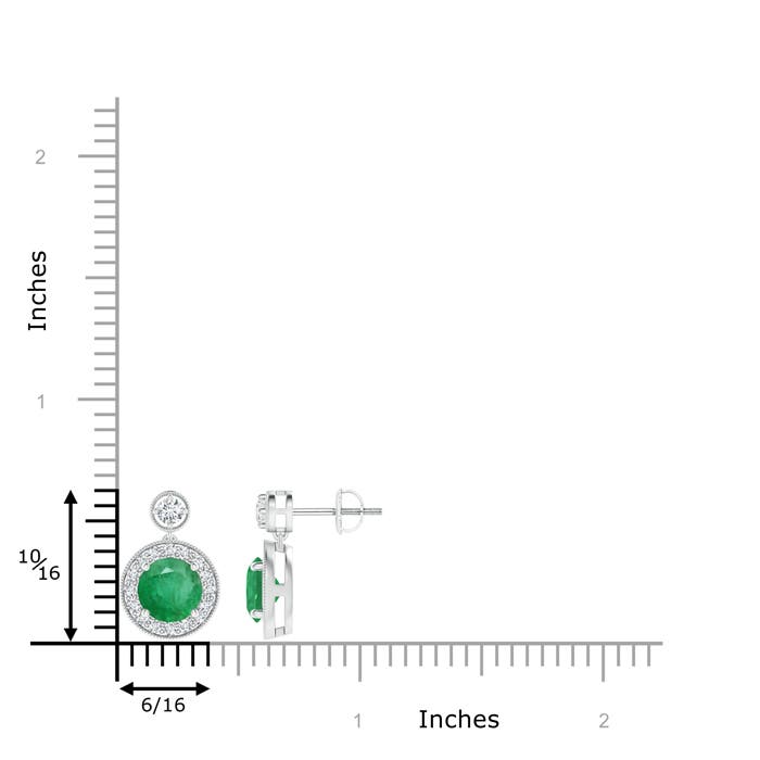 A - Emerald / 1.89 CT / 14 KT White Gold