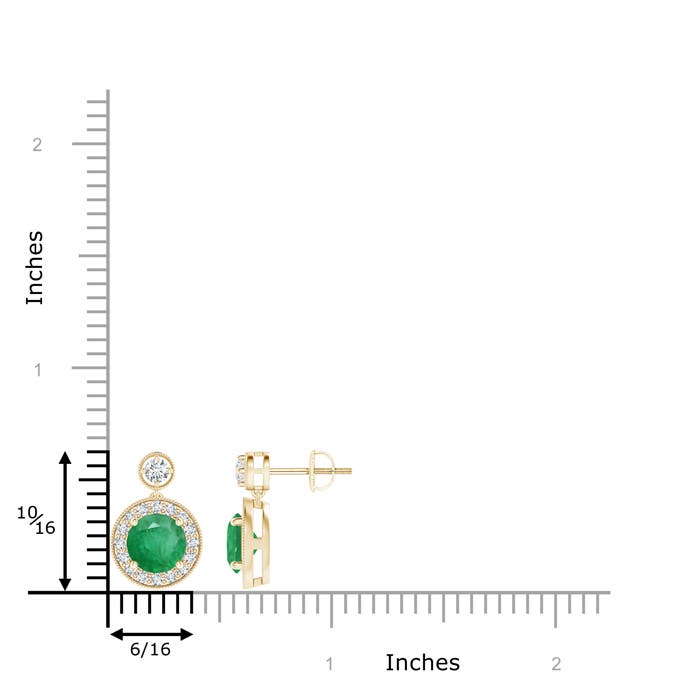 A - Emerald / 1.89 CT / 14 KT Yellow Gold