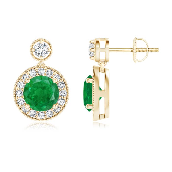 AA - Emerald / 1.89 CT / 14 KT Yellow Gold