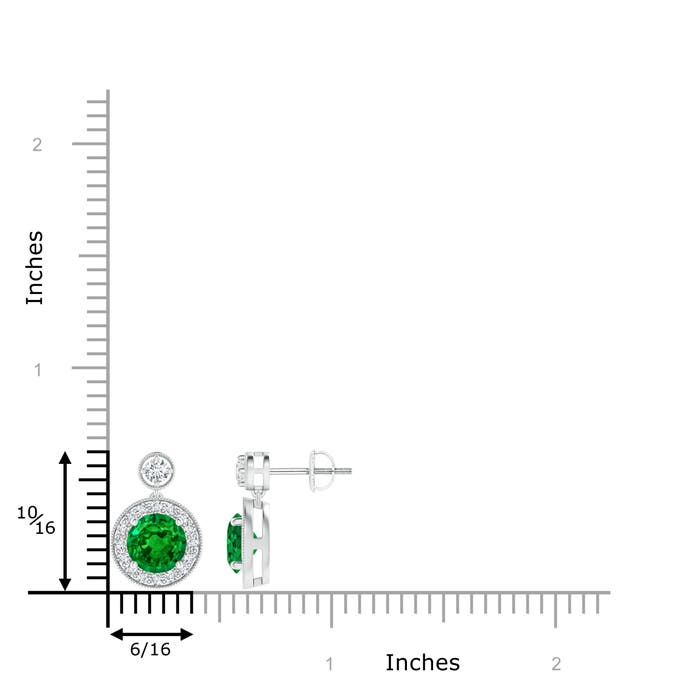 AAAA - Emerald / 1.89 CT / 14 KT White Gold