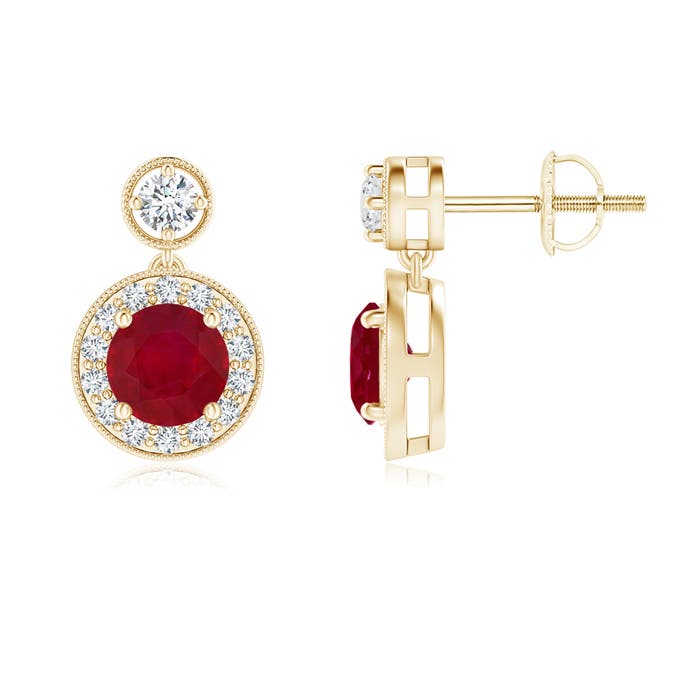 AA - Ruby / 1.51 CT / 14 KT Yellow Gold